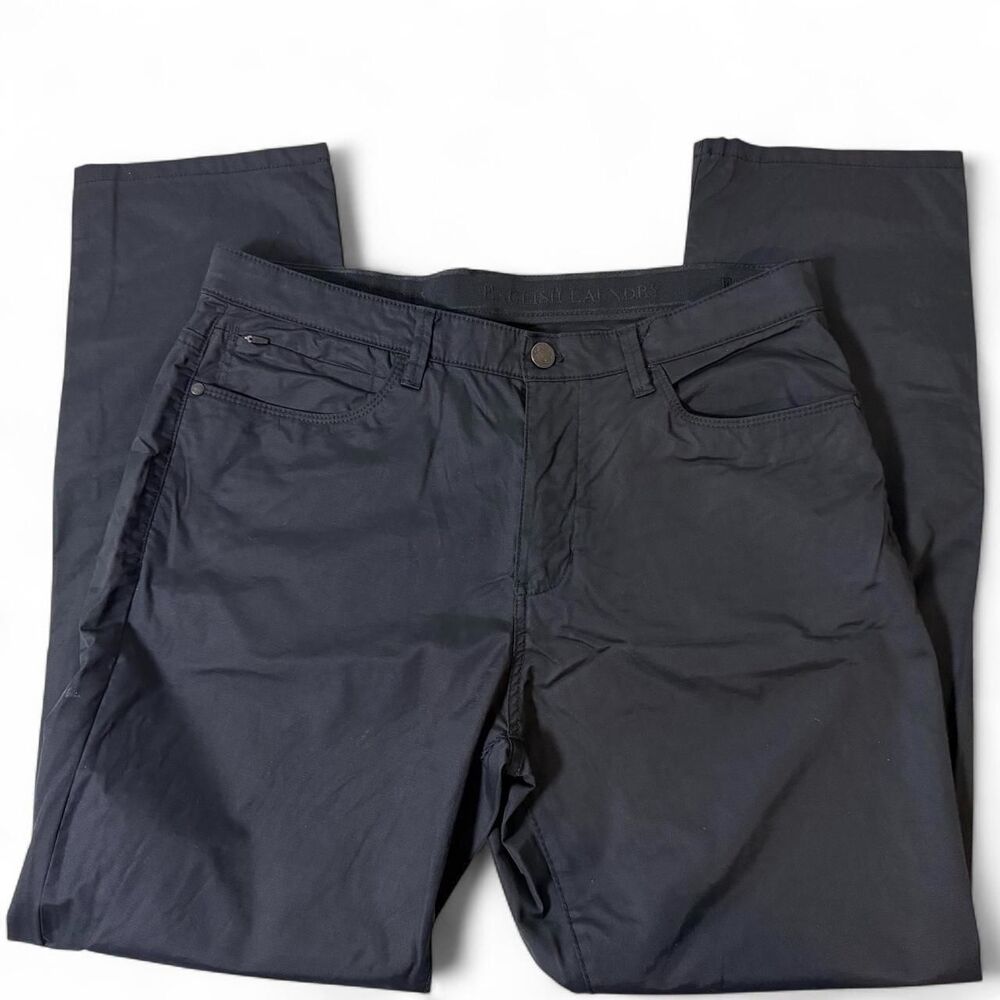 English-laundry Men's Black and Navy Trousers